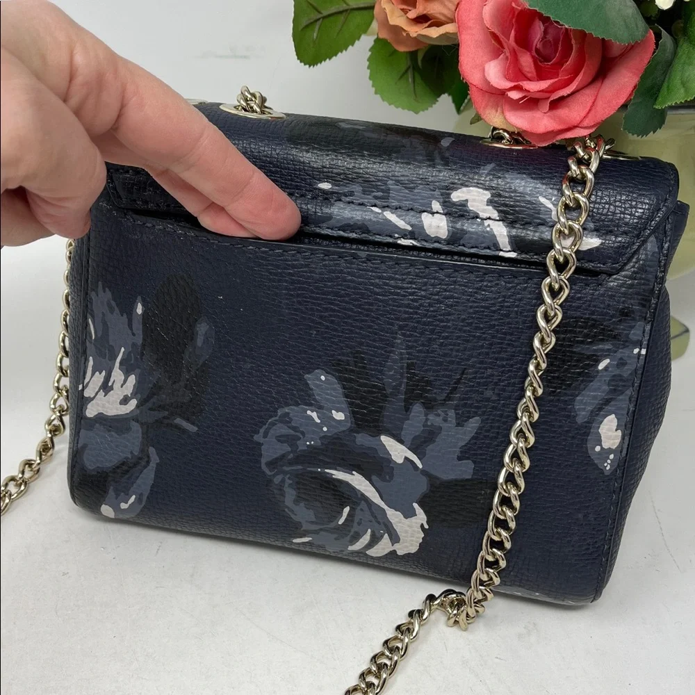 KATE SPADE New York Briar Lane Night Rose Mini Emelyn Chain Shoulder Bag